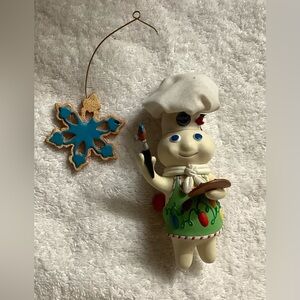 PILLSBURY DOUGHBOY CHRISTMAS ORNAMENT SANTA’S LITTLE BAKER